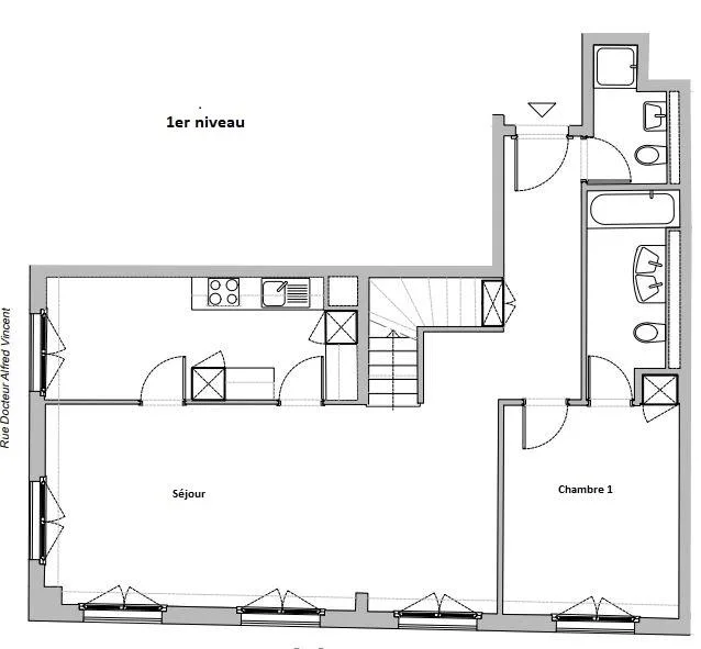 Duplex con terrazza - Rue du Docteur-Alfred-Vincent, 1201 Ginevra – foto 11 di 12