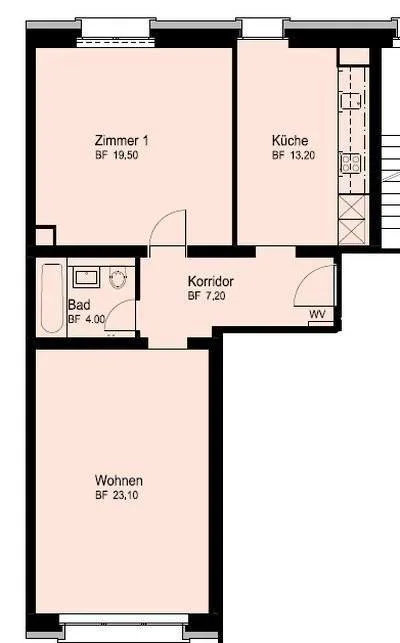 Renovated old building apartment near Enge quarter – photo 5 of 5