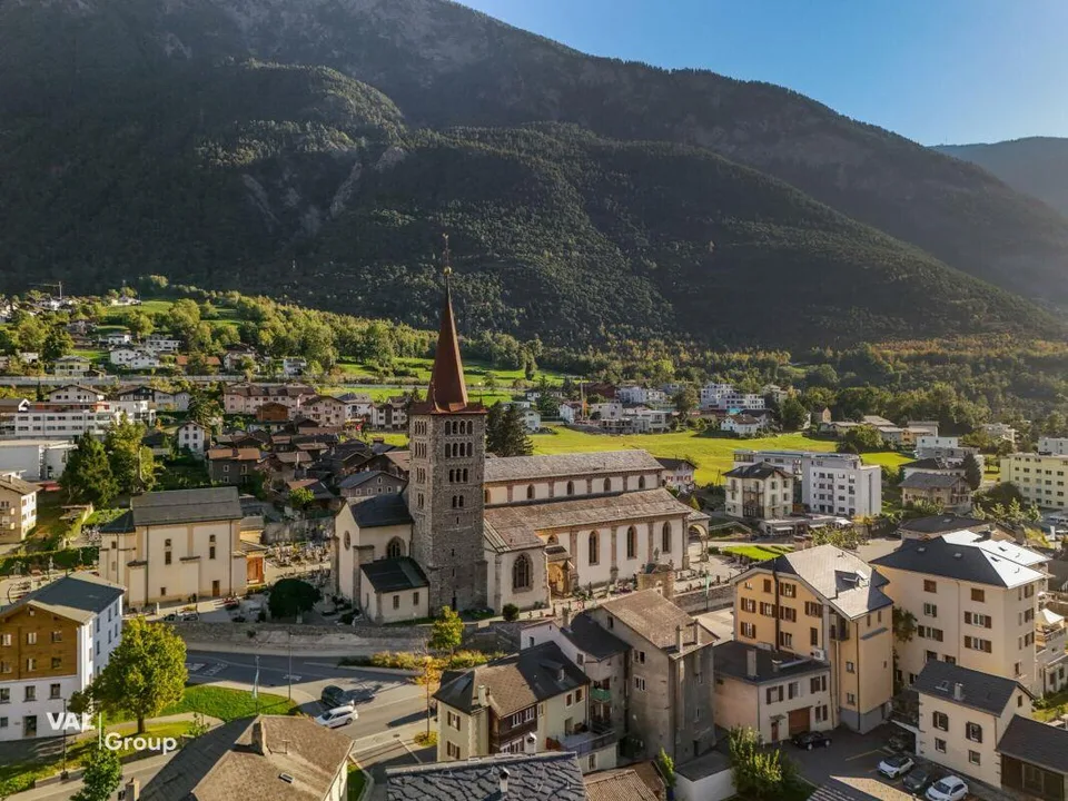 Casa accogliente con vista sulle montagne: Appartamento nel cuore di Glis – foto 9 di 11