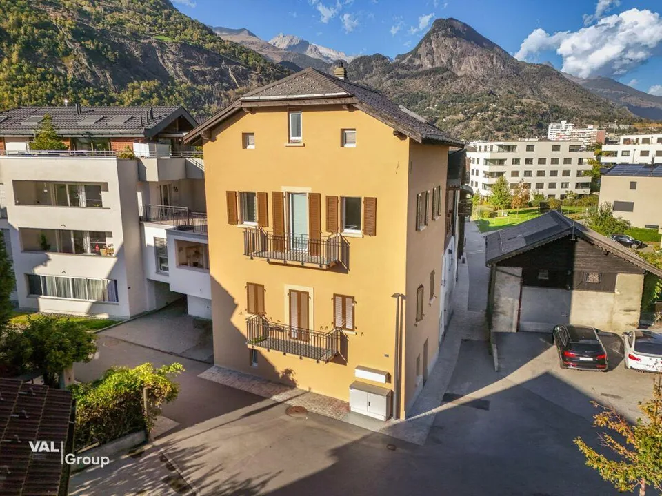 Casa accogliente con vista sulle montagne: Appartamento nel cuore di Glis – foto 8 di 11