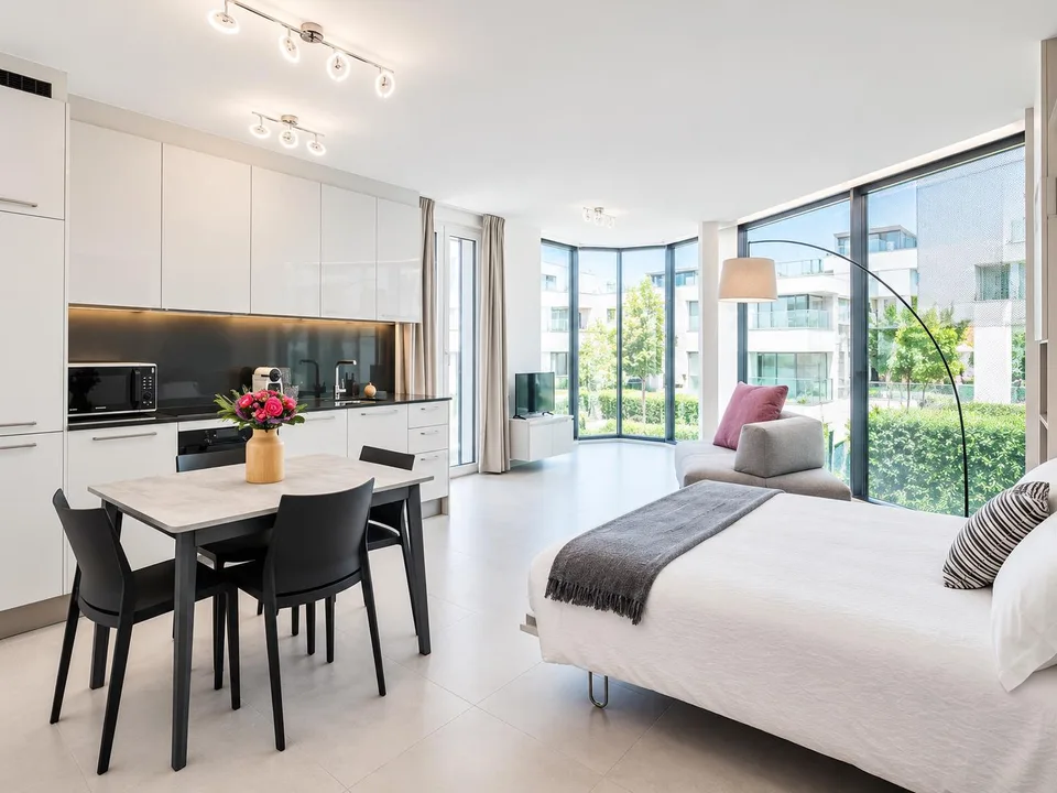 Monolocale arredato in moderna residenza – photo 4 sur 9