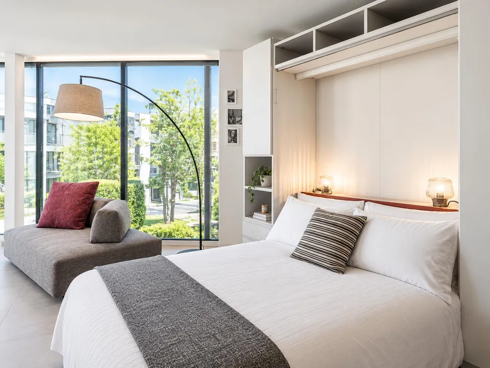 Monolocale arredato in moderna residenza – photo 6 sur 9