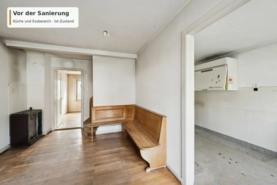 5.5-Zimmer-Reiheneinfamilienhaus mit grossem Garten und bestehender Baubewilligung in Riehen – Foto 3 von 10