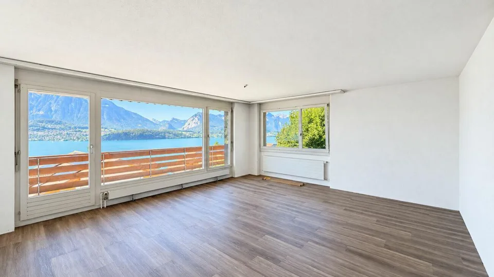 Wohnen mit See- und Bergsicht - 3½ Zimmer mit grossem Balkon in Gunten – Foto 5 von 18