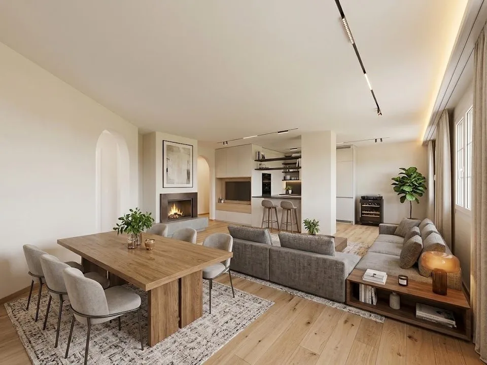 Gemütliche 3.5-Zimmer-Gartenwohnung mit Kamin und Gestaltungspotenzial – Foto 2 von 16
