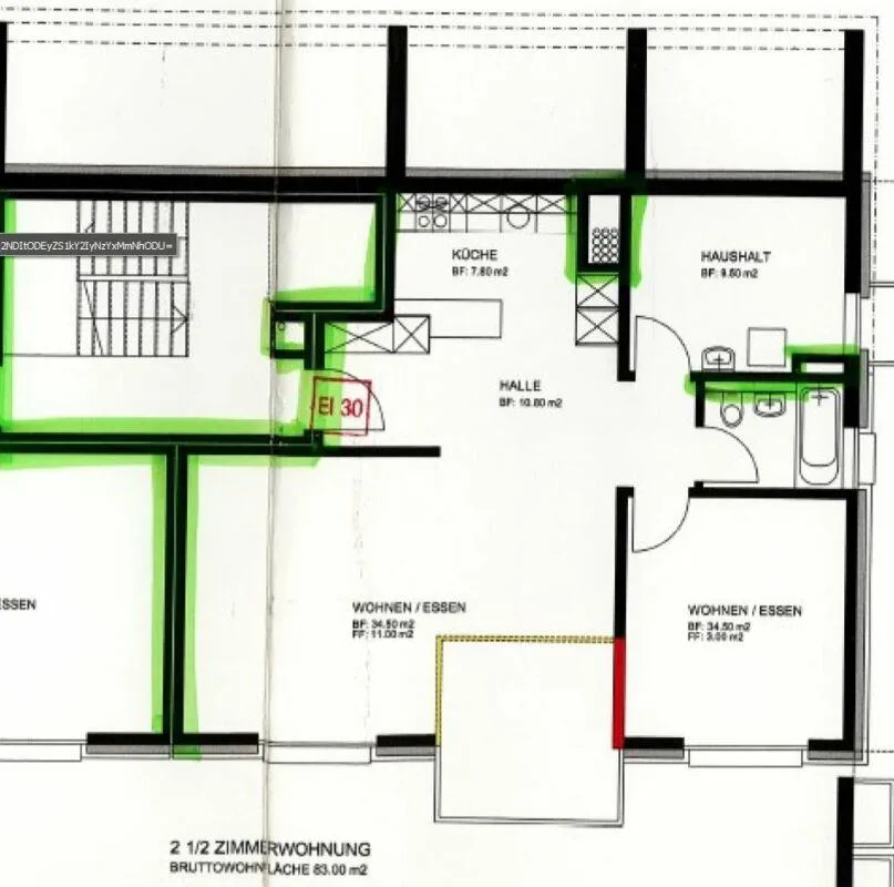 2.5- Zimmerwohnung mit Sitzplatz, St. Fiden – photo 7 sur 8