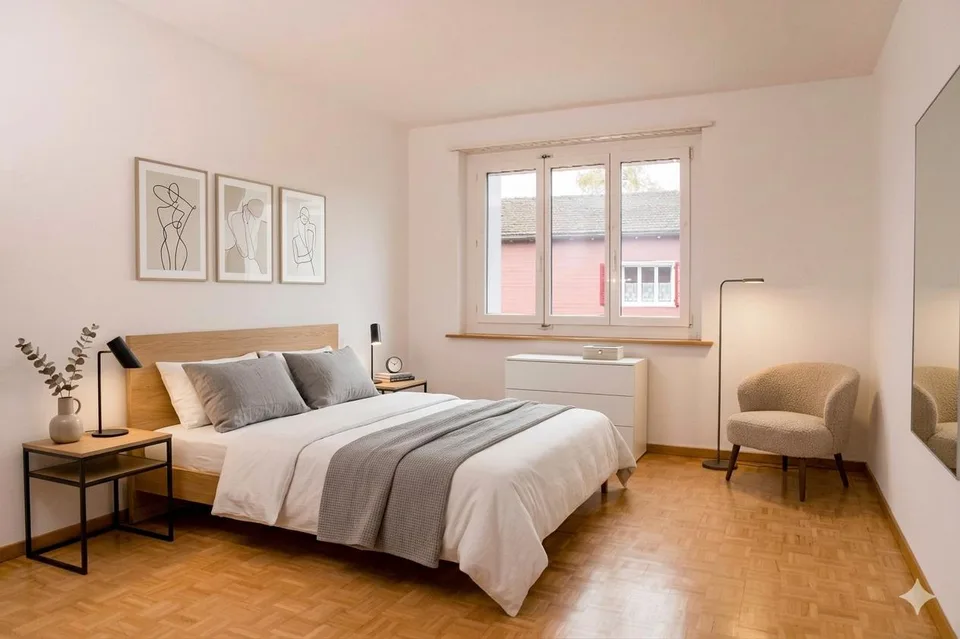 Einziehen und Wohlfühlen: Wohnung mit grossem Balkon – Foto 6 von 8
