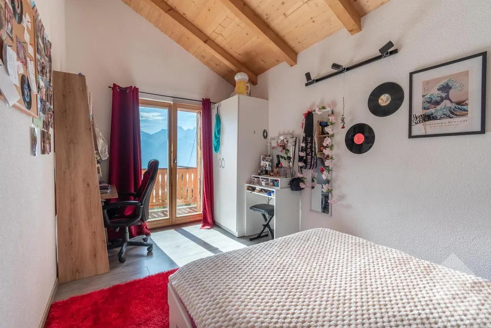 Chalet entièrement rénové avec vue panoramique aux Posses-sur-Bex – Foto 8 von 13