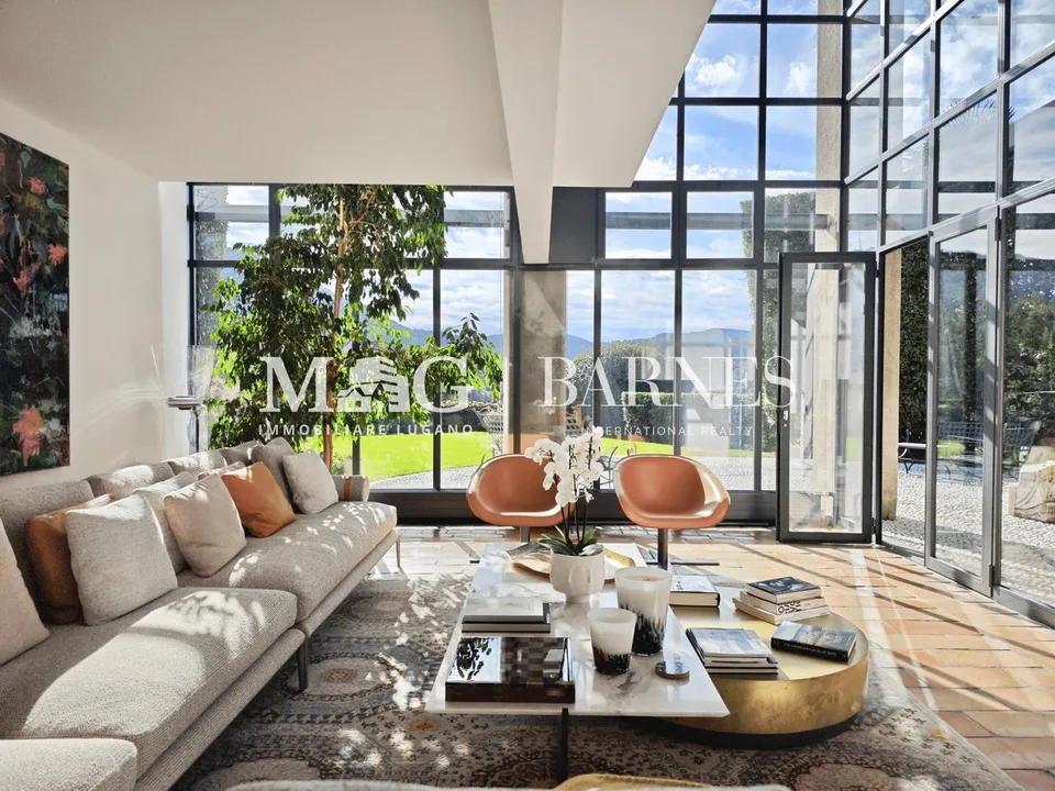 Elegante villa d’autore con giardino vicino al centro di Lugano – foto 3 di 23