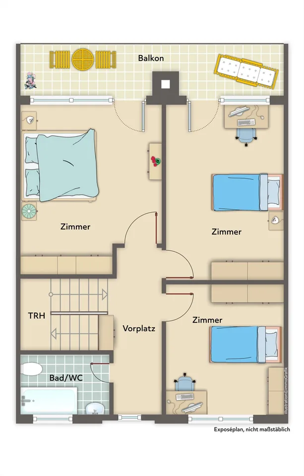 "Zentrale Lage in ruhigem Wohnquartier - Laupen" – Foto 13 von 13