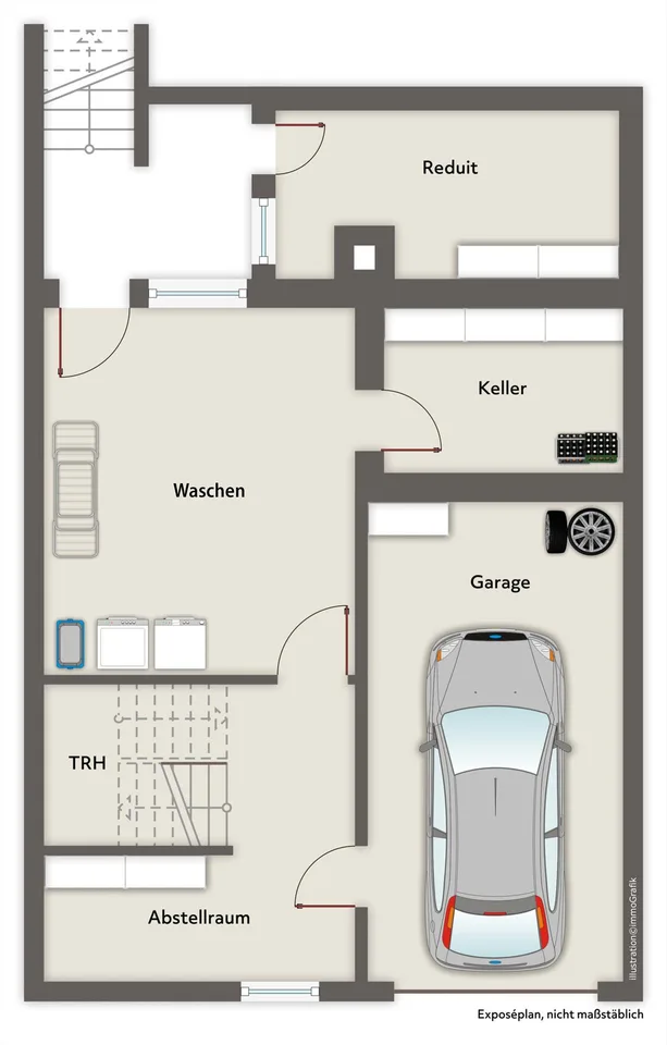 "Zentrale Lage in ruhigem Wohnquartier - Laupen" – Foto 11 von 13