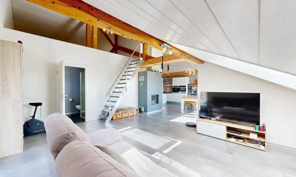 4.5 Zimmer Attikawohnung in Chez-le-Bart – Foto 4 von 11