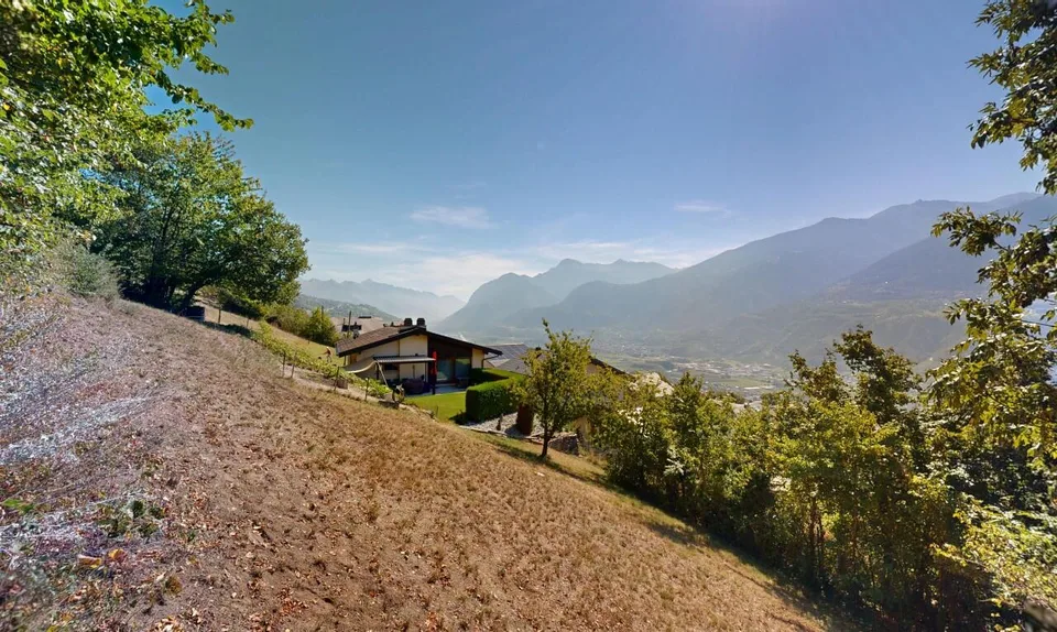 Superbe terrain constructible de 893 m² à Flanthey (Lens) – Foto 4 von 11