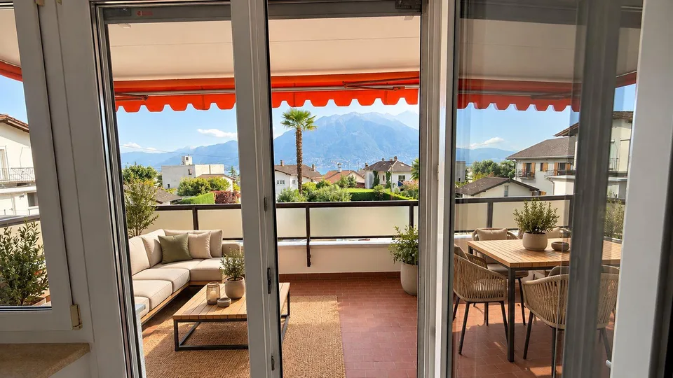 MINUSIO – SPAZIOSO APPARTAMENTO CON GIARDINO PRIVATO, AMPIO BALCONE... – photo 17 sur 23