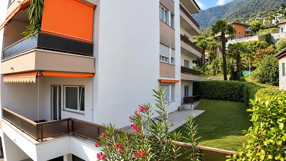 MINUSIO – SPAZIOSO APPARTAMENTO CON GIARDINO PRIVATO, AMPIO BALCONE... – photo 10 sur 23