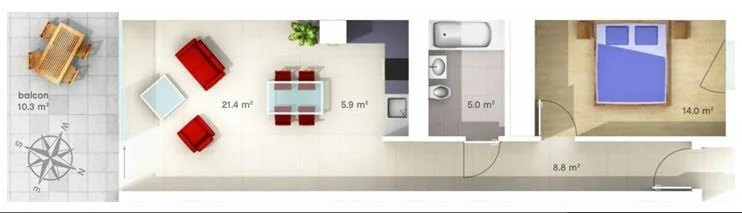 Le confort absolu avec colonne de lavage privative – Foto 5 von 5