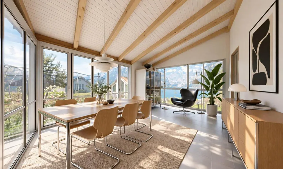 6.5-Zimmer-Einfamilienhaus mit Einliegerstudio und Seesicht – Foto 5 von 11
