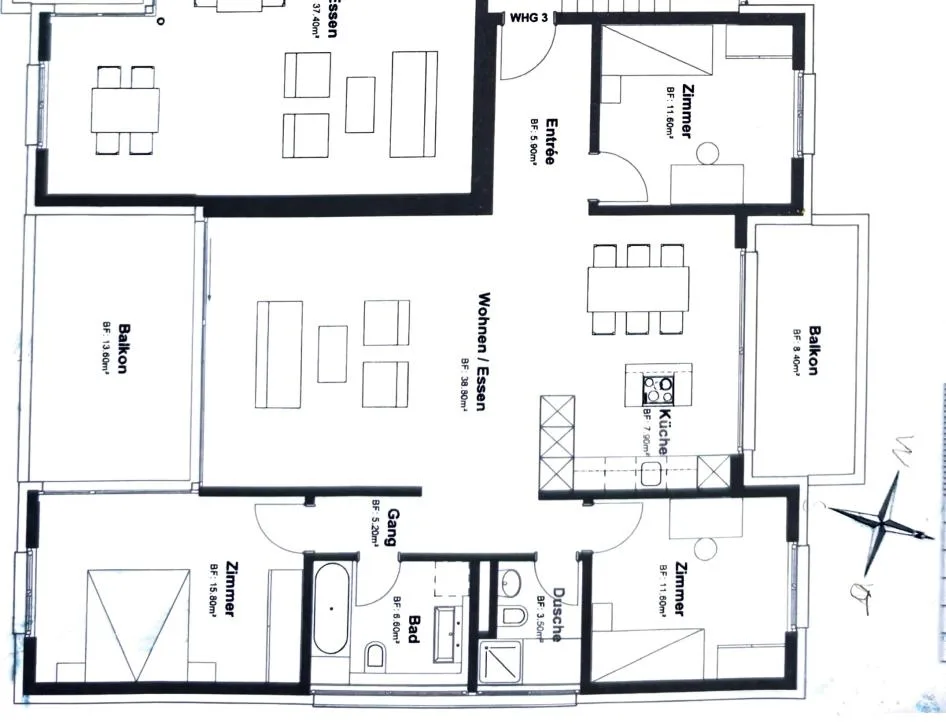 Helle und moderne 4½-Zimmer-Wohnung an zentraler Lage – foto 17 di 17