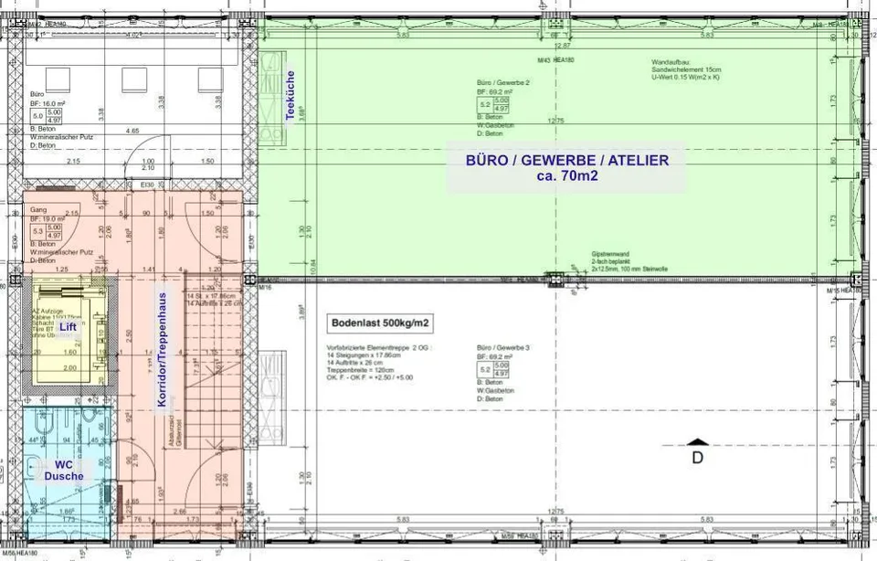 klimatisiertes Gewerbe/Büro/Atelier - 70m2 in Weggis [DG-G1] – photo 7 of 7