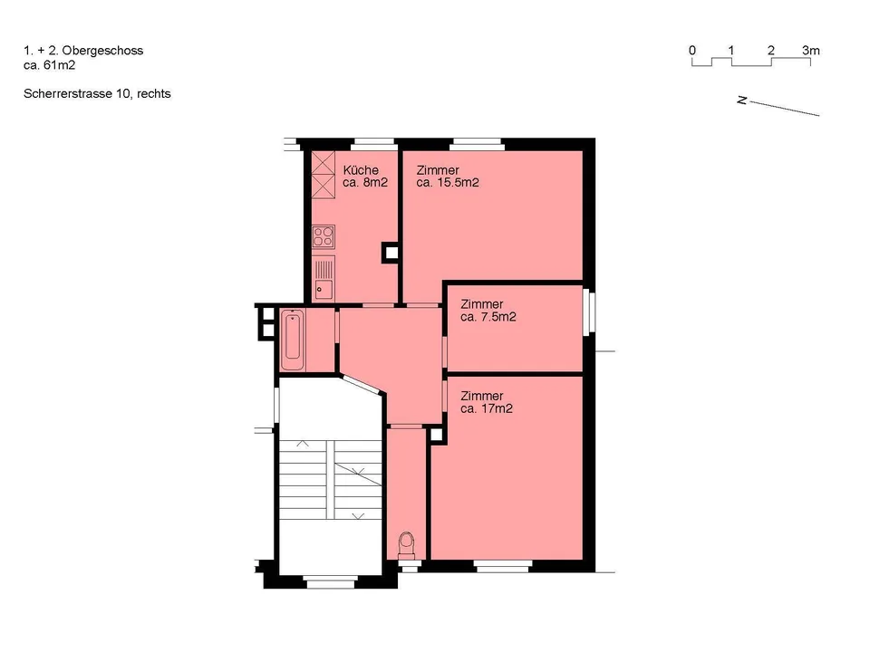 3.0 Zimmer-Wohnung in Winterthur – photo 10 sur 10