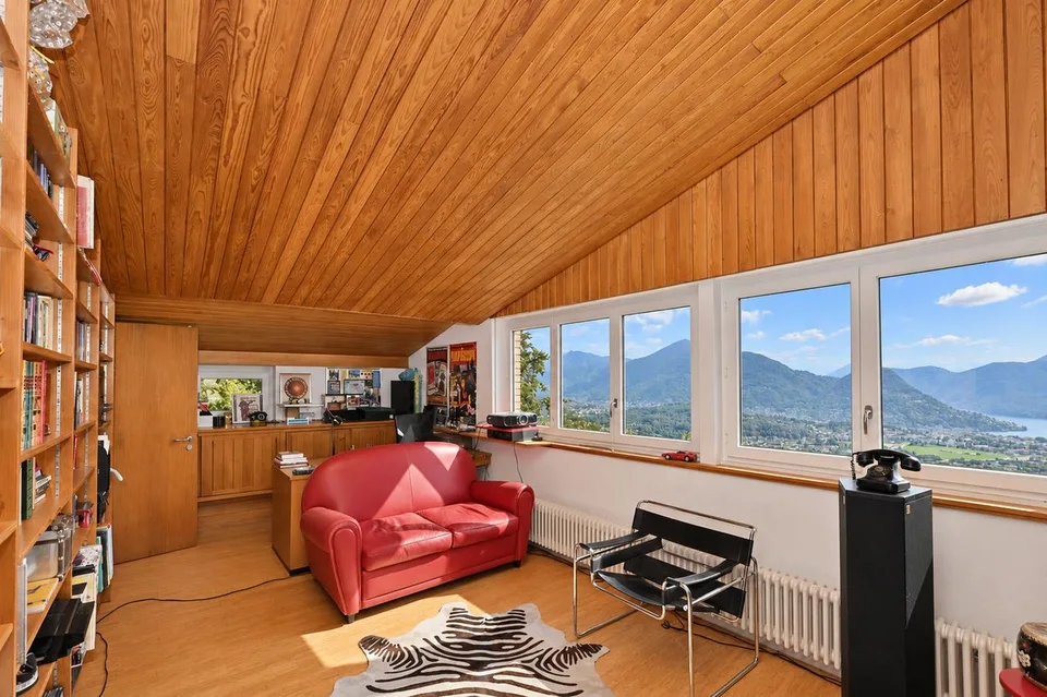 Villa d’Autore: vista golfo Lugano e Agno. Sito altamente energetico – photo 17 sur 30