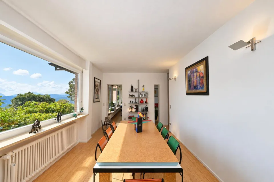 Villa d’Autore: vista golfo Lugano e Agno. Sito altamente energetico – photo 14 sur 30