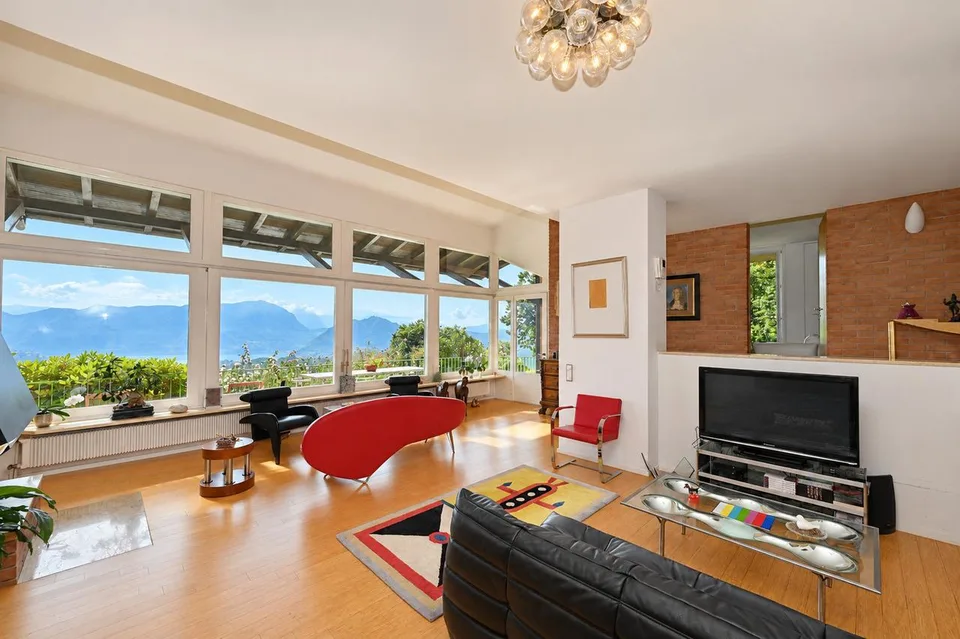 Villa d’Autore: vista golfo Lugano e Agno. Sito altamente energetico – photo 11 sur 30