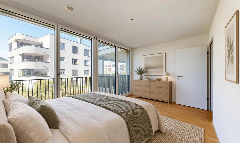 Grpsszügige 4.5 Zimmer-Wohnung mit 2 Balkonen in Lenzburg – Foto 5 von 11