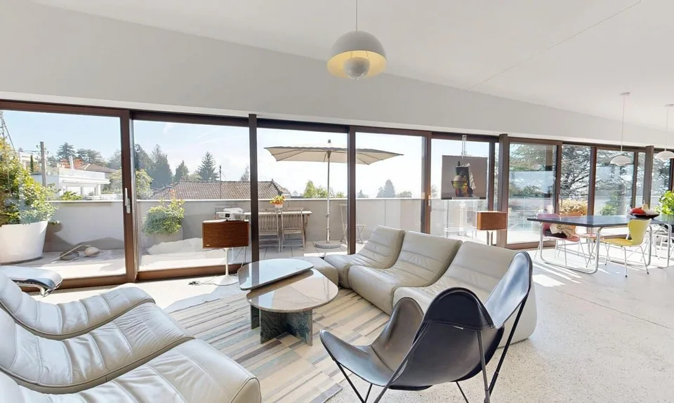 Magnifique appartement en attique au calme absolu à Chailly – Foto 2 von 11
