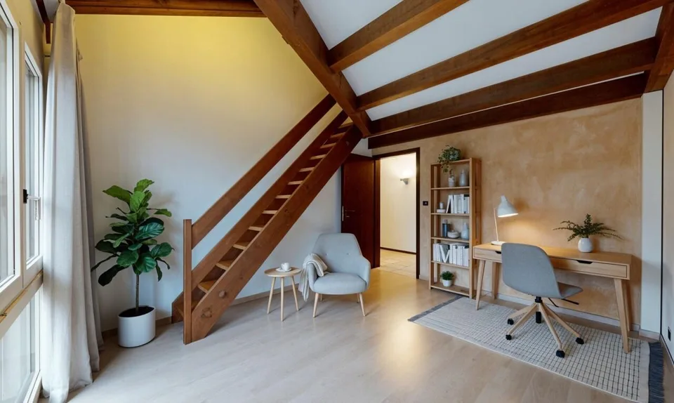 5 Zimmer Attikawohnung in St-Blaise – Foto 9 von 13
