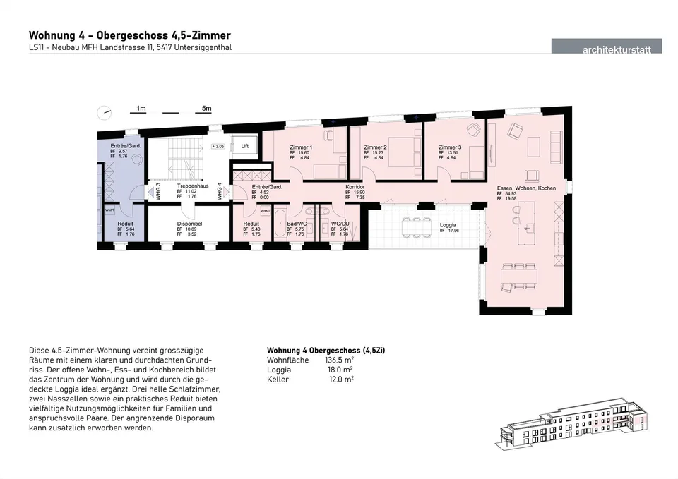 Modernes Wohnen mit Stil: 5 Hochwertige 4.5-Zimmer-Eigentumswohnungen – photo 13 of 15