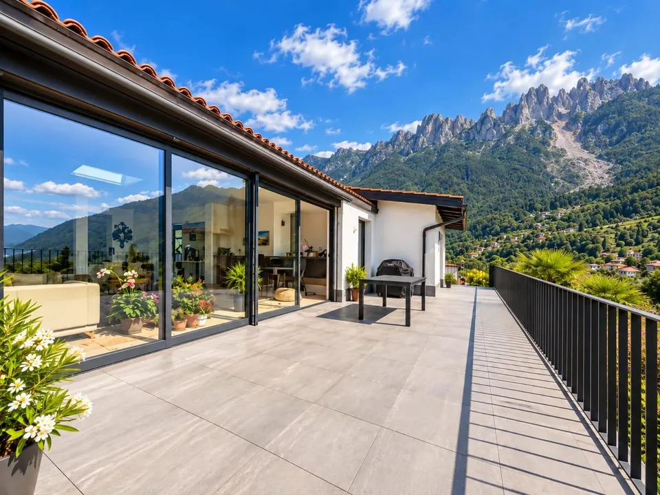 Villa 6.5 locali con vista lago a Sonvico – photo 7 sur 10