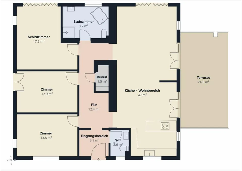 Exklusive Familienwohnung im ruhigem Wohnquartier zentral – Foto 12 von 12
