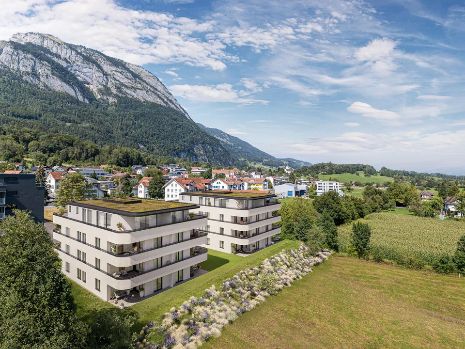 3.5-Zimmer-Attikawohnung in Sennwald – Foto 3 von 7