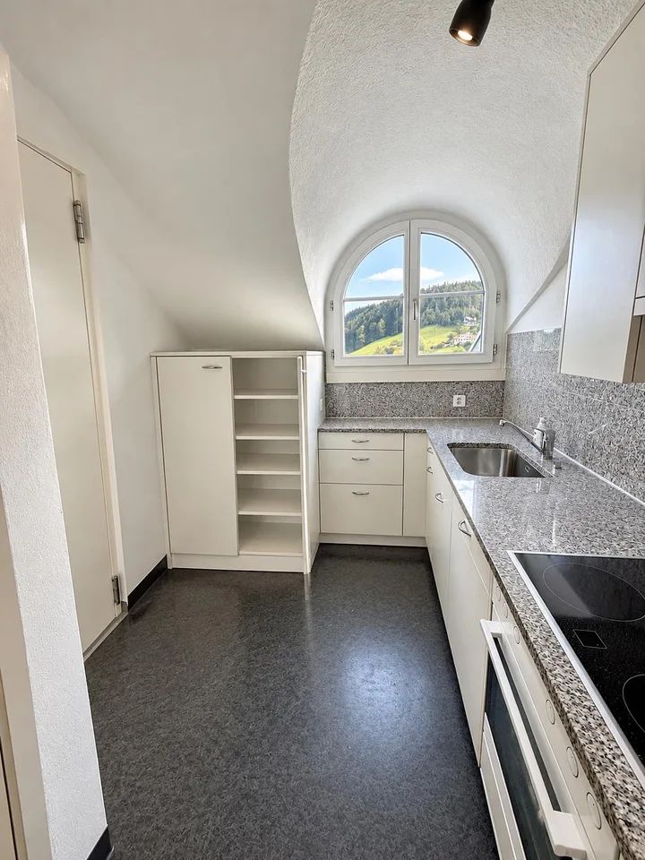 Charmante 2.5-Zimmer-Dachwohnung mit schöner Aussicht – photo 2 sur 14