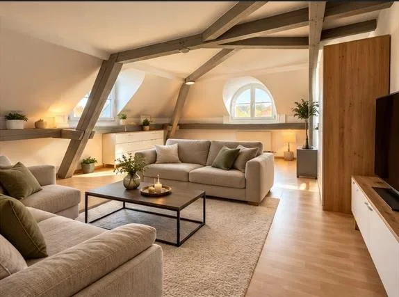 Charmante 2.5-Zimmer-Dachwohnung mit schöner Aussicht – photo 6 sur 14