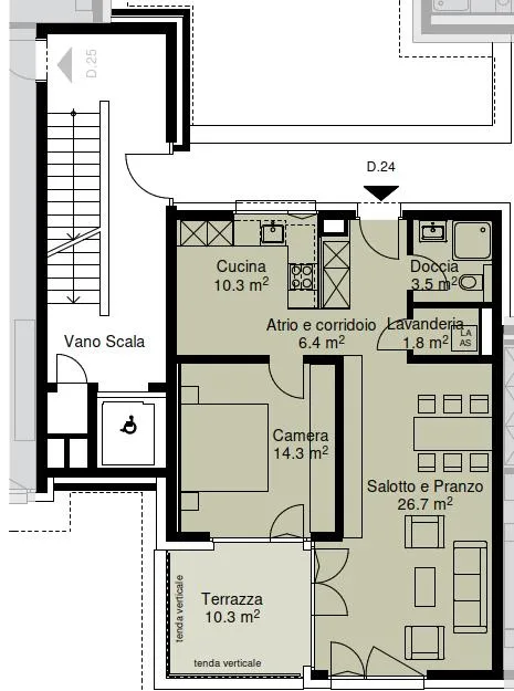 Vivere in un bel quartiere - Prima locazione – foto 6 di 6