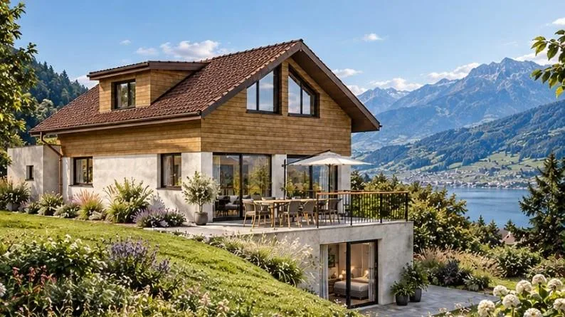 Exklusive Neubau-Einfamilienhäuser mit Pool, Sauna und Seeblick – photo 2 sur 6