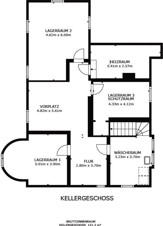 Historische Villa mit Rheinsicht (2'000 m2) – Foto 6 von 10