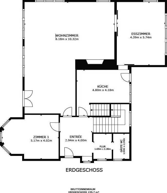 Historische Villa mit Rheinsicht (2'000 m2) – Foto 7 von 10
