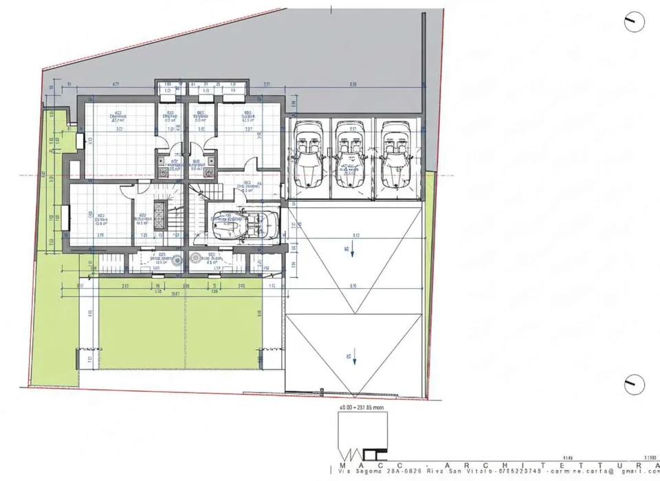 Melano - Porzione di villa bifamiliare moderna con giardino privato – photo 10 sur 10