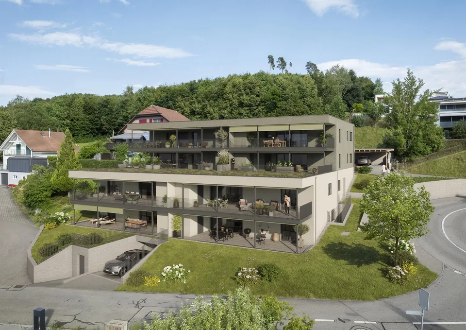 Ihr Zuhause mit Panoramablick - 3.5-Zimmer-Erdgeschosswohnung mit g... – Foto 2 von 3