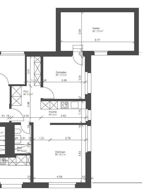 Wohnung Nähe Kantonsspital – Foto 8 von 9