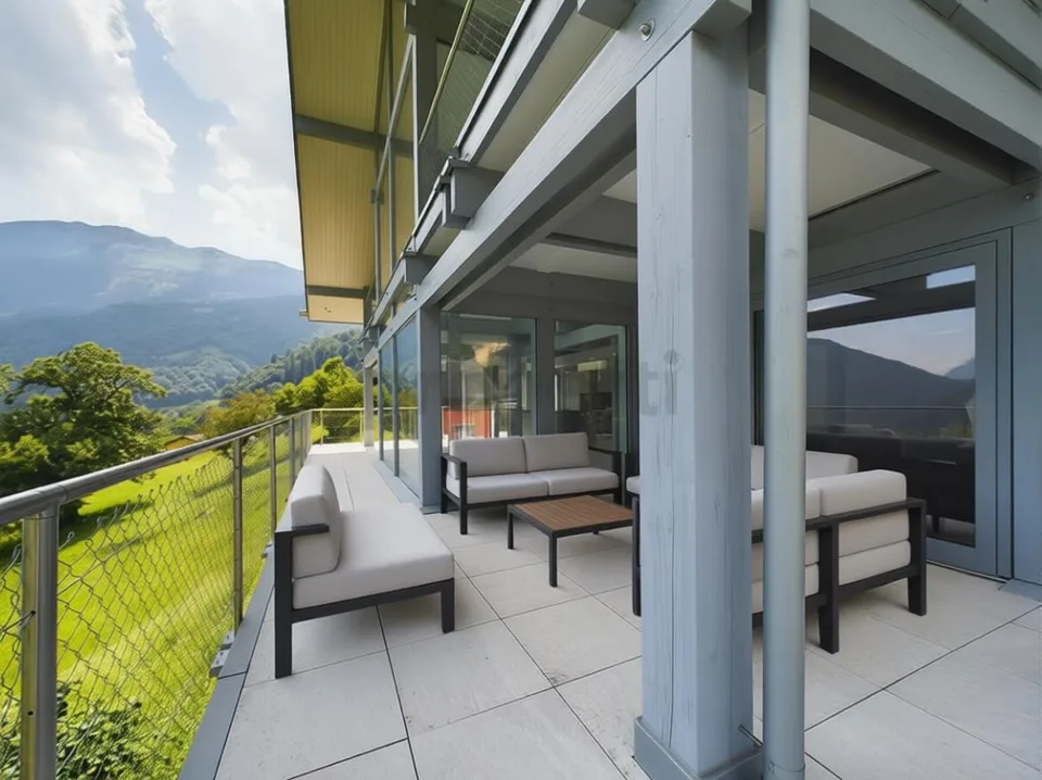 Moderna villa da 7.5 locali con vista panoramica ad Acquarossa - Va... – foto 17 di 21