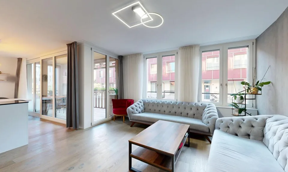 Appartamento giardino moderno 5.5 locali in una posizione familiare – foto 2 di 11