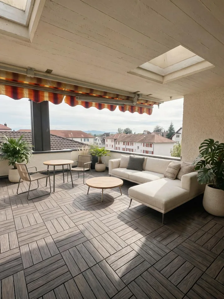 komplett renovierte Dachgeschosswohnung mit grosser Terrasse – photo 4 sur 6