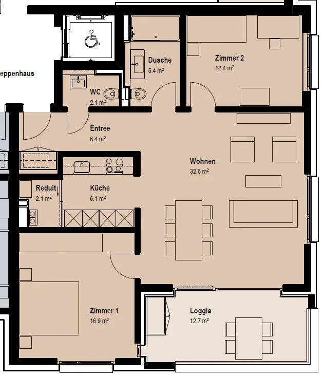 Rosenberghalde Luzern - Tolle Wohnung zwischen Altstadt und Rotsee! – photo 12 sur 13