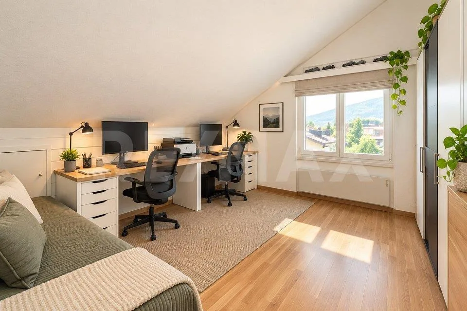 praktische 4½-Zimmer-Maisonette-Dachwohnung – photo 8 sur 13