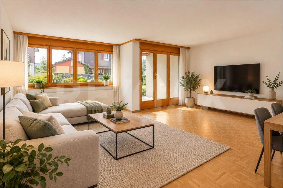 praktische, zentrale, 2½-Zimmer-Gartenwohnung – Foto 4 von 10