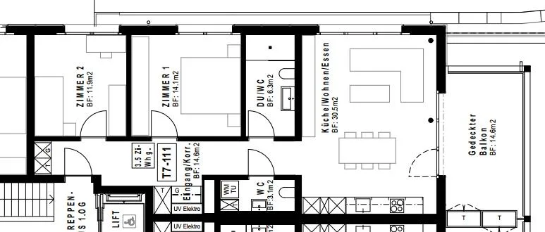charmante 3.5-Zimmerwohnung "ännet am Dorfbach" – foto 7 di 10